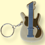 Guitar keyring